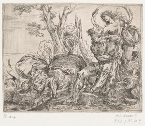 Hércules mata al centauro Nessus de Giovanni Pietro Possenti
