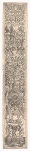 Panel ornamental: Tritón montado por un niño