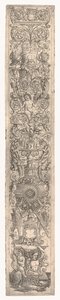 Panel ornamental: Tritón montado por un niño