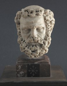 Cabeza de un hombre barbudo de Giovanni Pisano