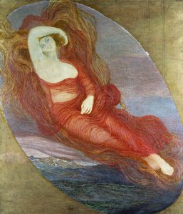 Diosa del Amor de Giovanni Segantini