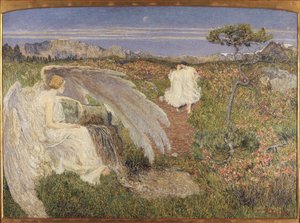 Italia, Amor en la Fuente de la Vida de Giovanni Segantini
