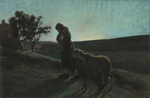 Le due madri, 1884-1886 de Giovanni Segantini