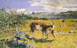 Los Alpes en mayo de Giovanni Segantini