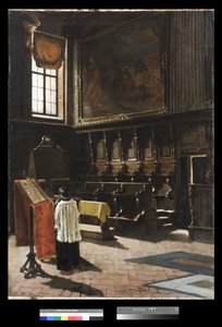 El coro de la iglesia de Sant