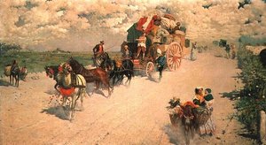 El carro gitano de Giovanni Signorini