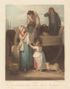 Guisantes recién recogidos, Young Hastings de Giovanni Vendramini after Francis Wheatley