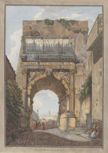 Arco de Tito, ca. 1780 de Giovanni Volpato, Louis Ducros