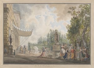 Villa Borghese de Giovanni Volpato, Louis Ducros