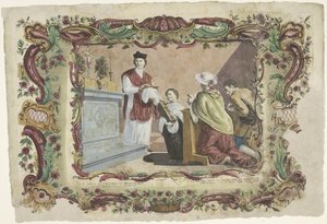 Orando por los vivos y los muertos VIII. opus misericordiae spiritualis / La septima obra de misericordia espiritual (...) (título sobre el objeto) Las obras espirituales de misericordia (título de la serie)