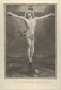 Cristo crucificado en la cruz, una calavera en la base, ca. 1770-1803