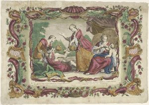 Lavanda de Dorstigen tercero obra de misericordia corporal / Obra de misericordia corporal posterior (...) (título sobre objeto) De spirituele werken van barmhartigheid (título de la serie)