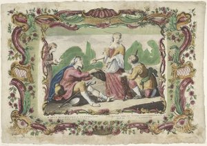 alimentando a los hambrientos II. opus misericordiae corporalis / La segunda obra de misericordia corporale (título sobre el objeto) Las obras de misericordia (título de la serie)
