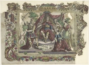 Het oorde van Solomon El juicio de Salomon / El juycio de Salomon (título sobre objeto)