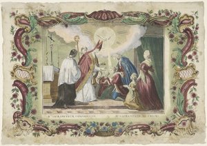 El Sacramento de la Santa Confirmación II. sacramentum confirmatio / II. sacramento el crisma (título sobre objeto) Los siete sacramentos (título de la serie)