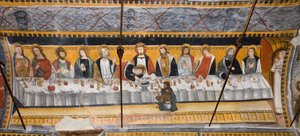 Historias de la Pasión de Cristo: La última cena de Jesús con los discípulos de Giovanni di Cherasco Botoneri