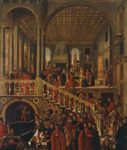 Curación milagrosa de la hija de Benvegnudo de Giovanni di Niccolo Mansueti