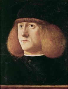 Retrato de un joven por Giovanni di Niccolo Mansueti, c. 1500 de Giovanni di Niccolo Mansueti
