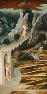 San Juan Bautista entrando en el desierto, 1455-60 de Giovanni di Paolo
