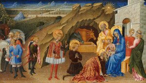 La adoración de los Magos de Giovanni di Paolo