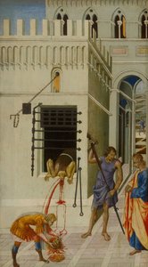 La decapitación de San Juan Bautista, 1455-1460 de Giovanni di Paolo