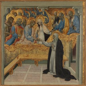 El matrimonio místico de Santa Catalina de Siena de Giovanni di Paolo