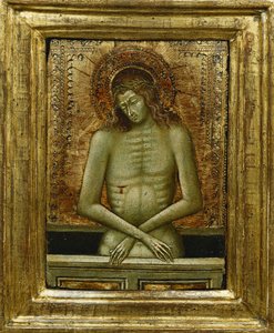 Cristo en la tumba de Giovanni di Paolo di Grazia