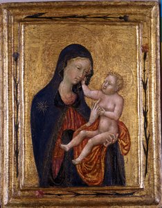 Madonna y Niño, c.1445-47 de Giovanni di Paolo di Grazia