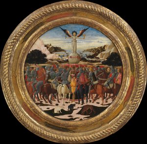 Triunfo de la Fama, una salvilla de nacimiento de Lorenzo el Magnífico, c.1449
