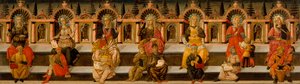 ""las siete artes liberales"" (aritmética, geometría, música, astrología, lógica, retórica y gramática) - Las siete artes liberales - Pintura de Giovanni di Ser Giovanni de Giovanni di Ser Giovanni Scheggia