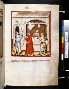 Theatrum sanitatis de Ububchasym de Baldach: "Ubera", primera década del siglo XIV (miniatura) de Giovannino de