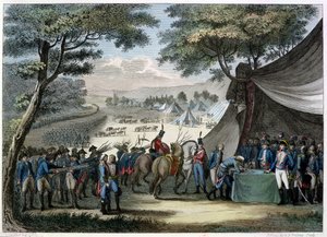 Pacificación de la Vendée por el General Hoche (1768-97) 20 de abril de 1795 de Karl Girardet