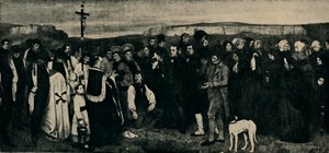 Funeral en Ornans, c. 1850 de Giraudon