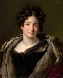 Madame Jacques-Louis-Étienne Reizet Colette-Désirée-Thérèse Godefroy, 1782-1850, 1823 de Girodet de Roucy Trioson