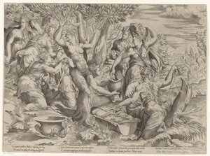 Nacimiento de Adonis de Girolamo Fagiuoli (attributed to)
