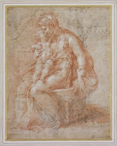 La Madonna y el Niño de Girolamo Mazzola Bedoli