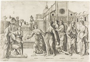 La calumnia de Apeles de Girolamo Mocetto