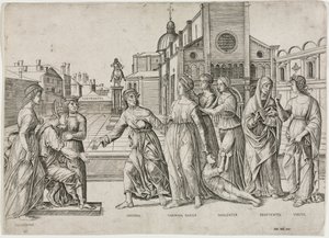 La calumnia de Apeles, c. 1500-1506