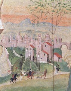 Vista de la ciudad de Prato (detalle)