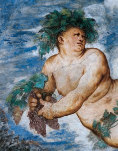 Alegoría del Otoño (detalle) de Girolamo Romanino