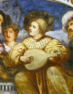 Beze, (detalle) del concierto, 1532 de Girolamo Romanino