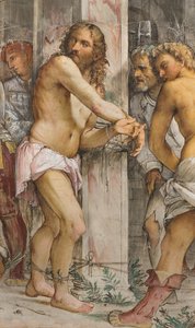 Nave Central, Quinto Tramo Sur, Flagelación de Cristo, Jerome Romanino de Girolamo Romanino
