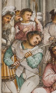 Nave central, cuarto tramo sur, Coronación de espinas, Girolamo Romanino de Girolamo Romanino