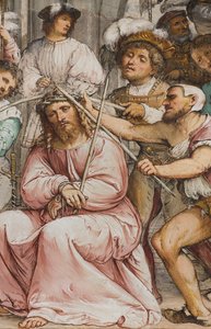 Nave central, Cuarto tramo sur, Coronación de espinas, Girolamo Romanino de Girolamo Romanino