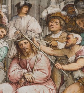 Nave Central, Cuarto tramo sur, Coronación de espinas, Girolamo Romanino de Girolamo Romanino