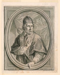 Retrato del Papa Clemente XI de Girolamo Rossi