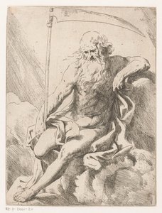 Saturno con guadaña de Girolamo Scarselli