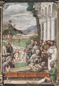 La muerte de San Antonio, Escuela del Santo de Girolamo Tessari