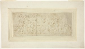 Procesión de figuras y bueyes de Girolamo da Carpi