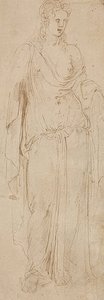 Figura de pie. Alrededor de 1530/50 (?) de Girolamo da Carpi